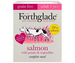 Forthglade Adult Gf Comp Salmon Potato & Veg 395G - Pack Of 18