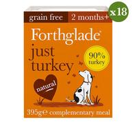 Forthglade Adult Gf Just 90% Turkey 395G (Pack Of 18)