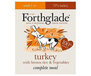 Forthglade Comp Meal Adult Turkey with Brown Rice Veg 395g