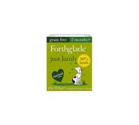 Forthglade Complementary Natural Wet Dog Food - Grain Free Just Lamb with vegetables (18 x 395g) Trays - 90% Lamb Dog Food for Puppy, Adult & Senior