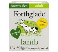 Forthglade Complete Adult Wet Dog Food - Lamb & Brown Rice - 18x395g t
