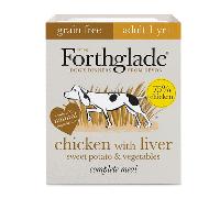 Forthglade Complete Grain Free Chicken & Liver Adult Dog Food - Size: 395g