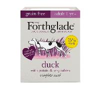 Forthglade Complete Grain Free Duck Adult Dog Food - Size: 395g