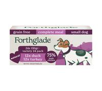 Forthglade Complete Meal Grain-Free Adult Small Dog - Duck & Turkey - 24 x 150g