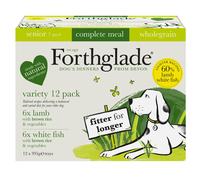 Forthglade Complete Meal Wholegrain Senior Dog - Lamb & White Fish - Multibuy: 36 x 395g