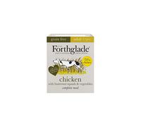 Forthglade Complete Natural Wet Dog Food - Grain Free Chicken (18 x 395g) Trays - Adult Dog Food 1 Year+