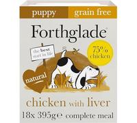 Forthglade Complete Grain Free Chicken, Sweet Potato and Veg Puppy Food - 18 x 395g