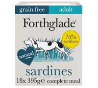 Forthglade Complete Sardines with Sweet Potato Adult Grain Free Dog Food - 18 x 395g