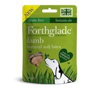 Forthglade Dog Hand Baked Grain Free Soft Bite Treats Lamb With Botanicals 90g (Pack of 8)