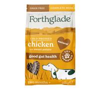 Forthglade Dry Dog Food, Cold Pressed, (10kg Resealable Bag), Chicken with Vegetables, Hypoallergenic Dog Food, Grain Free, Complete Natural Puppy,
