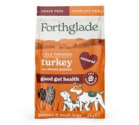 Forthglade Dry Dog Food, Cold Pressed, (2kg Resealable Bag), Small Dog Dry Food with Chicken & Vegetables, Hypoallergenic Dog Food, Grain Free Complete Meal for Small Dogs & Puppies, Good Gut Health