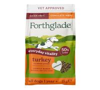 Forthglade Dry Dog Food, Lightly Baked, (2kg), Hypoallergenic and Grain Free Dog