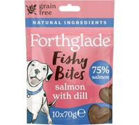 Forthglade Salmon with Dill Fishy Bites Dog Treats - 70g
