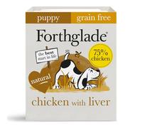 Forthglade Grain Free Puppy Complete Chicken Liver & Veg 395g 18pk