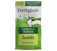 Forthglade Dry Dog Food, Lightly Baked, (2kg Resealable Bag), Adult Dogs, Lamb with Sweet Potato, Grain Free Dog Food with 50% Single Source Protein, Complete & Balanced Hypoallergenic Dog Food