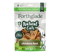 Forthglade Meaty Dog Treats, 100% Natural Cuts, Chicken Feet (250g)