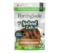 Forthglade Meaty Dog Treats, 100% Natural Cuts, Chicken Necks (300g) | Air Dried, Crunchy Chews, High Protein & Grain Free, Helps Support Joints, Promotes Clean Teeth, 4+ Months