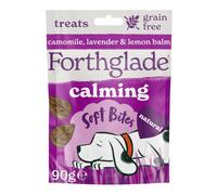 Forthglade Natural Dog Treats - Calming Dog Treats (8 x 90g Bags) Soft Bites with Camomile, Lavender & Lemon Balm, Grain Free & Hypoallergenic Dog Treats, for All Dogs*, Resealable Bags