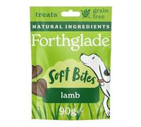 Forthglade Dog Hand Baked Grain Free Soft Bite Treats Lamb With Botanicals 90g (Pack of 8)