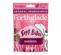 Forthglade Hand Baked Grain Free Soft Bite Dog Treats with Salmon - 90g
