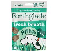 Forthglade Natural Fresh Breath Soft Bite Dog Treats - 90g
