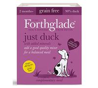 Forthglade Natural Grain Free Complementary Wet Dog Food Just 90 Percent Duck 395 g