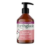 Forthglade Scottish Salmon Oil for Dogs, UK Sourced Omega 3 Fish Oil Dog Joint Supplement for Pets, 100% Natural Premium Quality Dog Vitamins for