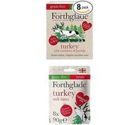 Forthglade Turkey Christmas Bundle - Grain Free Wet Food & Soft Bites Treats with Cranberry & Parsnip