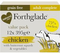 Forthglade Complete Meal Grain-Free Adult Dog - Chicken & Butternut Squash - 12 x 395g