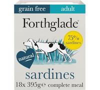 Forthglade Complete Sardines with Sweet Potato Adult Grain Free Dog Food - 18 x 395g