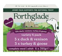 Forthglade Wet Dog Food, National Trust Variety Pack (6 x 395g Trays) - Grain Fr