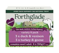 Forthglade Gourmet Grain Free Variety Pack Dog Food - 6 x 395g