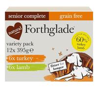 Forthglade Wet Dog Food Variety Pack (12 x 395g Trays) - Senior 7 Years+, Grain