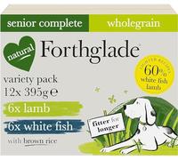 Forthglade Complete Meal Wholegrain Senior Dog - Lamb & White Fish - Multibuy: 36 x 395g