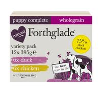 Forthglade Wet Puppy Food Variety Pack (12 x 395g Trays) - Wholegrain & Hypoalle