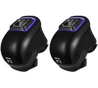 FORTHiQ Pro+ Knee Massager with Heat and Red Light Therapy and Vibration for Knee Pain Relief - Adjustable Straps, Cordless, Portable, Rechargeable, Easy to Use, Saves Your Settings (Pack of 2)
