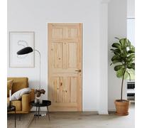 Fortia 6 Panel Unglazed Victorian Internal Knotty Pine Door, (H)1981mm (W)762mm (T)35mm