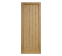 Fortia Unglazed Cottage Natural Pine Veneer Internal Timber Door, (H)2040mm (W)826mm (T)40mm
