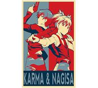 Fortiaboot Assassination Classroom Propaganda Karma and Nagisa - Poster print Wall 15 x 23 Inches (38 x 58 cm) (380 x 580mm) Gift Decorative Print