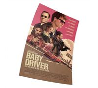 Fortiaboot Baby Driver Movie - Poster print Wall 15 x 23 Inches (38 x 58 cm) (380 x 580mm) Gift Decorative Print