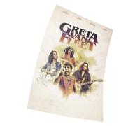 Fortiaboot Greta Van Fleet Rock Music - Poster print Wall 15 x 23 Inches (38 x 58 cm) (380 x 580mm) Gift Decorative Print