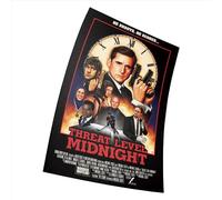 Fortiaboot Threat Level Midnight Gaming - Poster print Wall 15 x 23 Inches (38 x 58 cm) (380 x 580mm) Gift Decorative Print