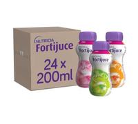 Fortijuce Assorted Flavour High Energy Juice Supplement 200ml Bottle, Pack of 24