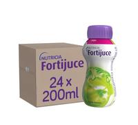 Fortijuce Nutritional Juice Drink Supplement, Apple Flavour, 200ml, Pack of 24 Bottles
