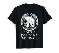 Fortis Fortuna Adiuvat Roman Centurion Value Graphic T-Shirt, Men, Black, S