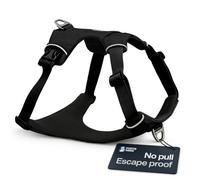Fortis Paws Guardian No Pull Dog Harness, Escape Proof (Black, Medium)