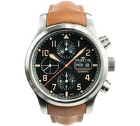Fortis Watch Aviatis Aeromaster Old Radium Chronograph - Black FT-572