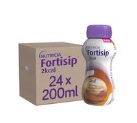 Fortisip 2.0 kcal Chocolate Caramel Milkshake, 200ml, Pack of 24