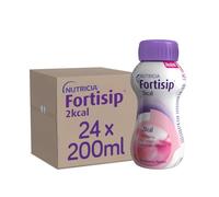 Fortisip 2.0 kcal Strawberry Milkshake, 200ml, Pack of 24