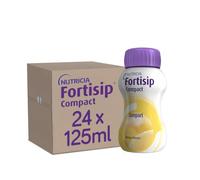Fortisip Compact Banana Milkshake, 125ml Bottle x24
